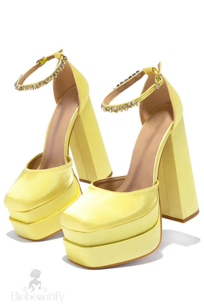 Elana Yellow Heel 8 /