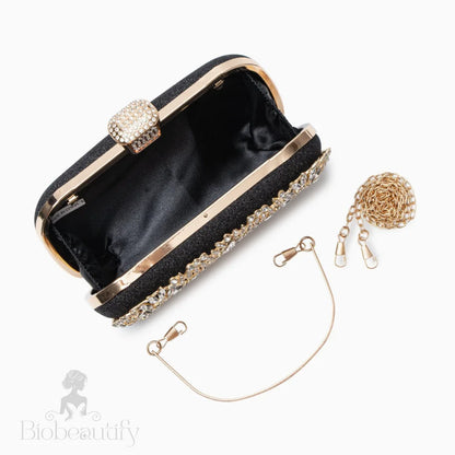 Elegant Floral Clutch Bag