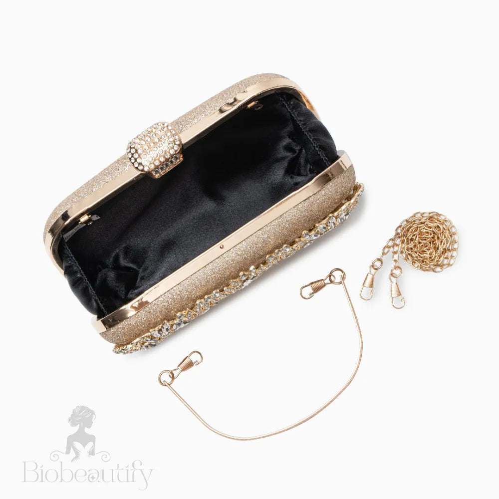 Elegant Floral Clutch Bag