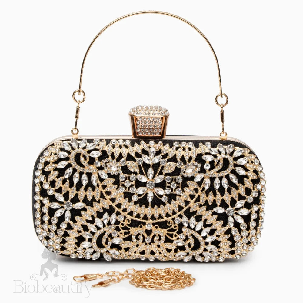 Elegant Floral Clutch Bag