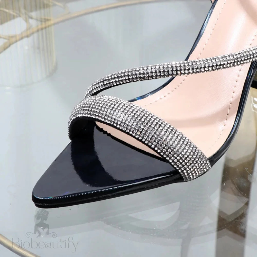 Elegant Green High Heel Shoes For Summer New Luxury Design