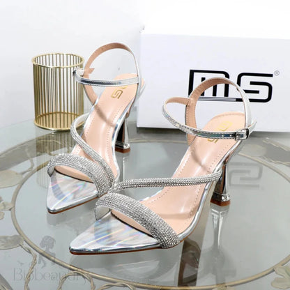 Elegant Green High Heel Shoes For Summer New Luxury Design