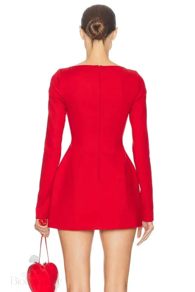 Elegant Long Sleeve Bodycon Mini Dress