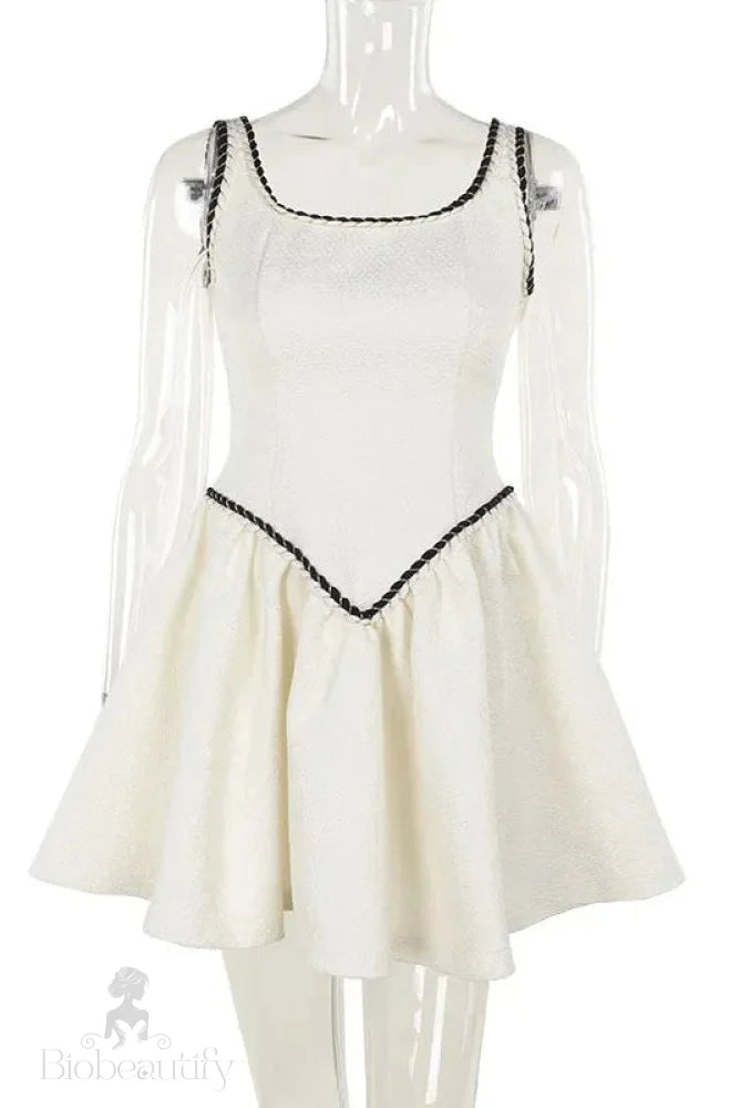 Elegant Sleeveless A-Line Mini Dress