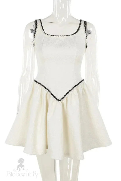 Elegant Sleeveless A-Line Mini Dress