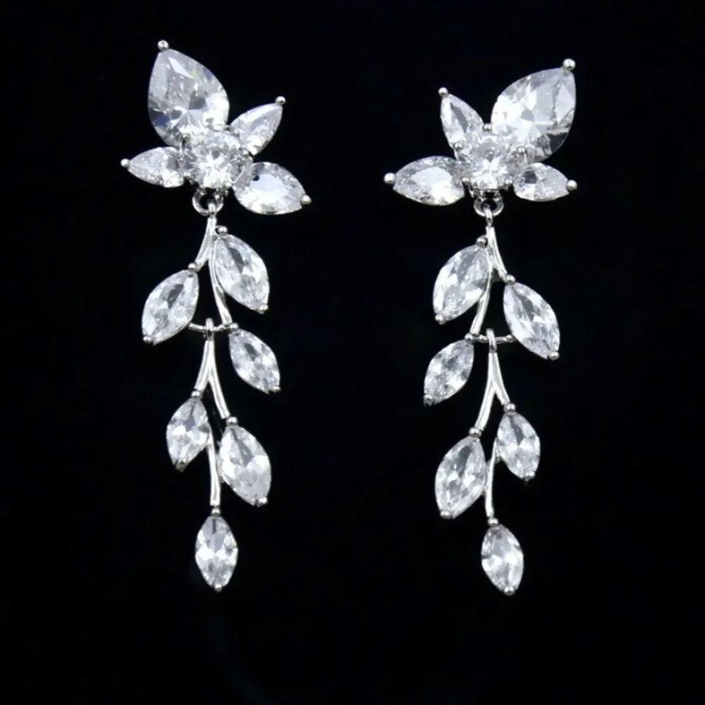 Eliana Silver Cubic Zirconia Wedding Jewelry Set