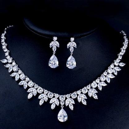 Elise Cubic Zirconia Wedding Jewelry Set