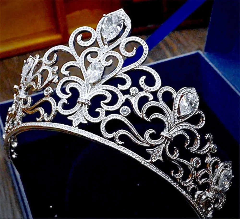 Ellena Cubic Zirconia Bridal Crown