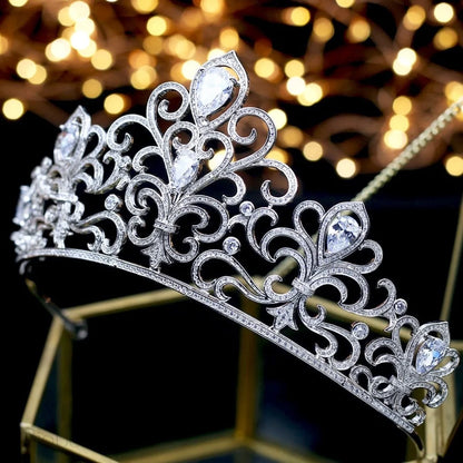 Ellena Cubic Zirconia Bridal Crown