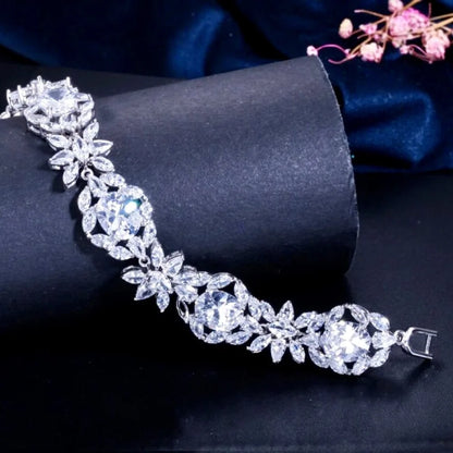 Elysia Cubic Zirconia Wedding Bracelet