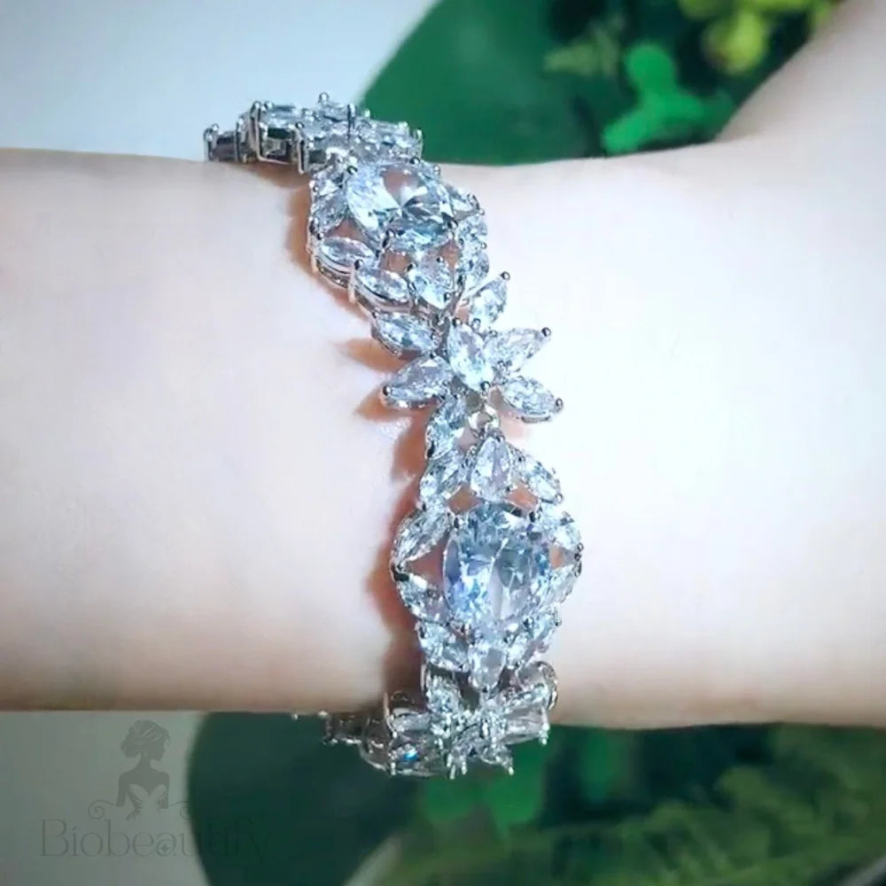 Elysia Cubic Zirconia Wedding Bracelet