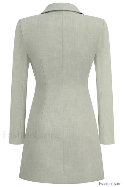 Emily Cut Stylish Out Blazer Dress