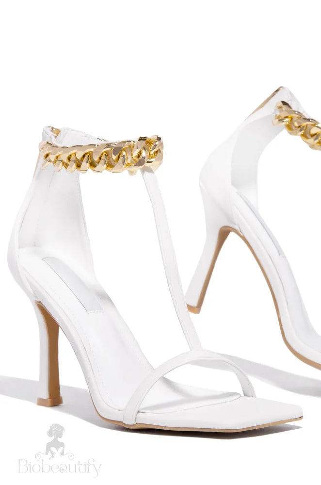 Eva White Heels 7 /