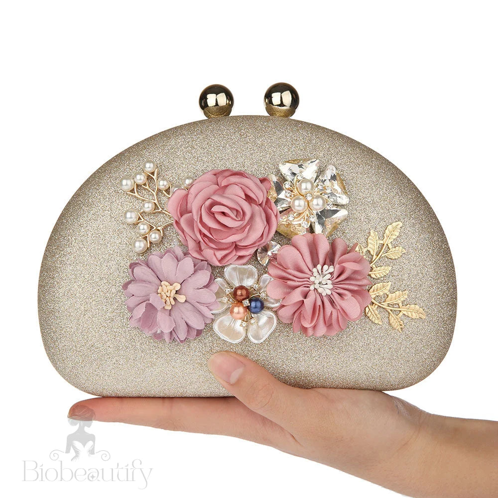 Evening Flower Clutch Bag Flora