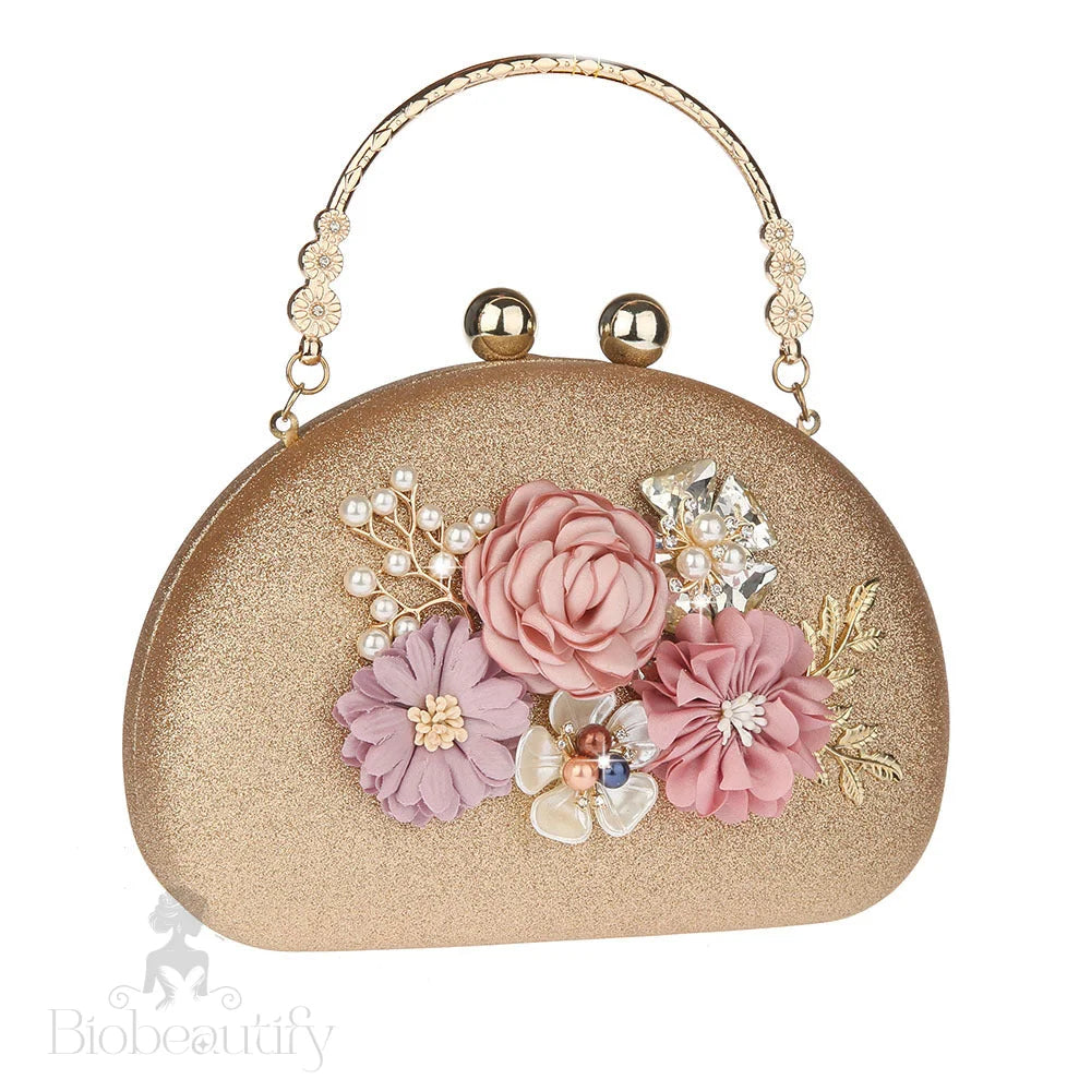 Evening Flower Clutch Bag Flora