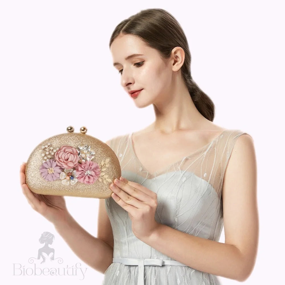 Evening Flower Clutch Bag Flora