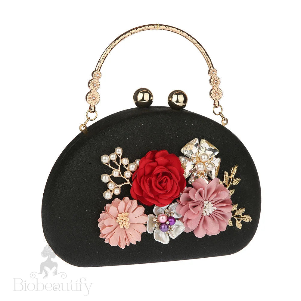 Evening Flower Clutch Bag Flora