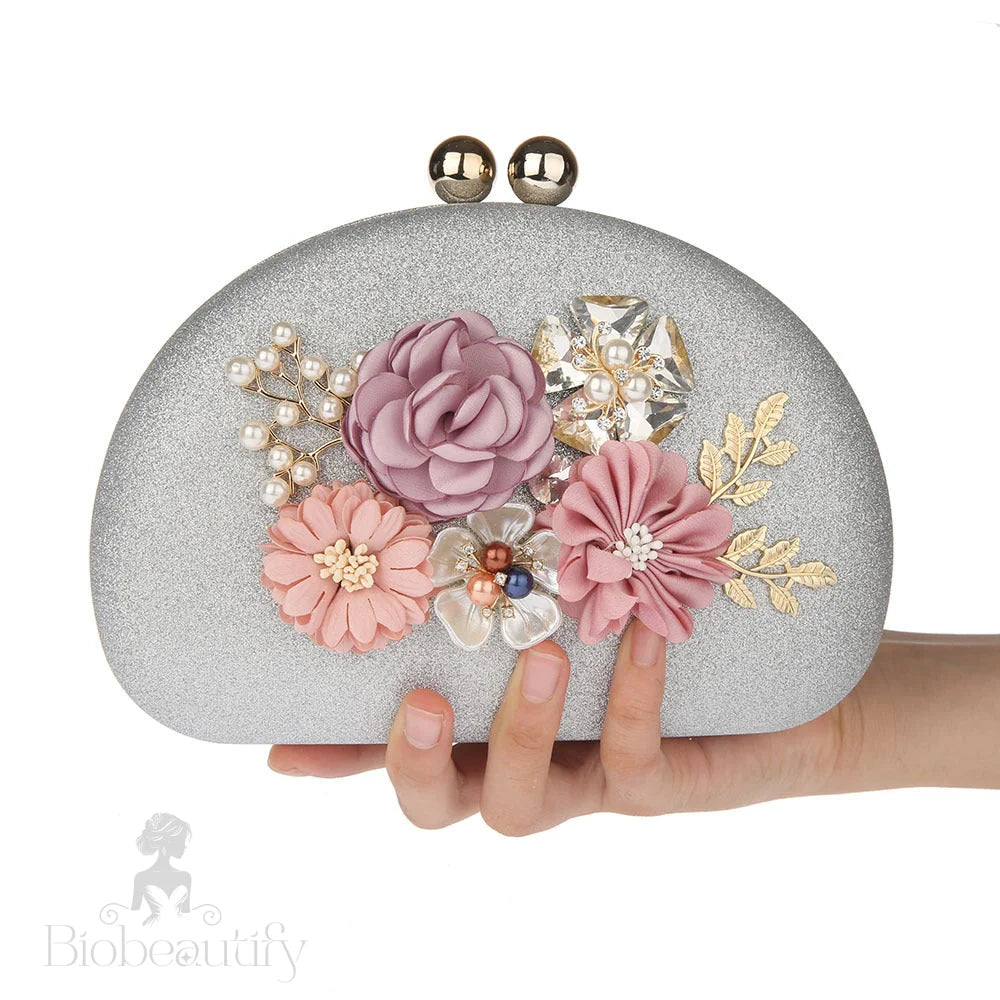 Evening Flower Clutch Bag Flora