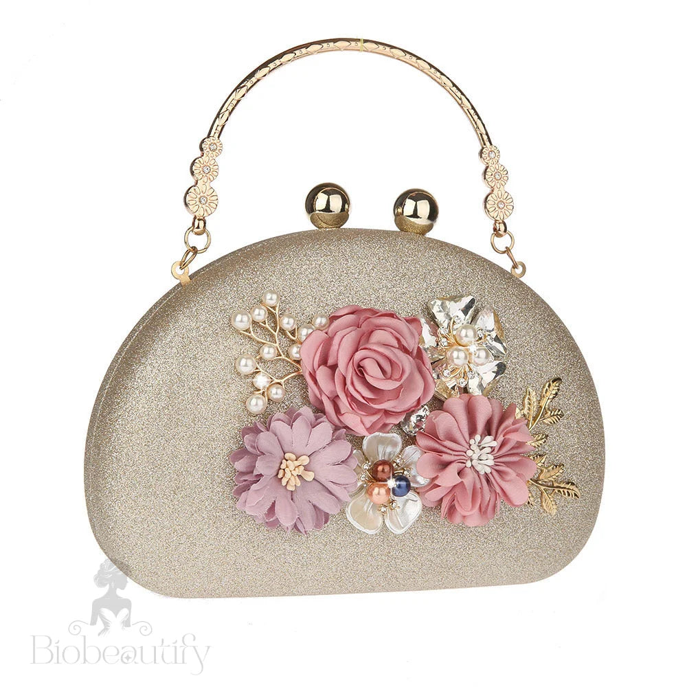 Evening Flower Clutch Bag Flora