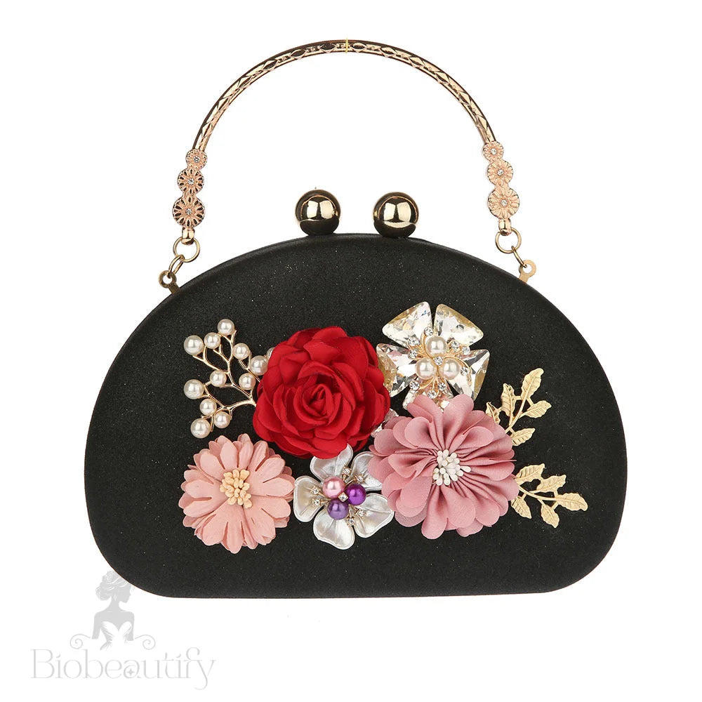 Evening Flower Clutch Bag Flora