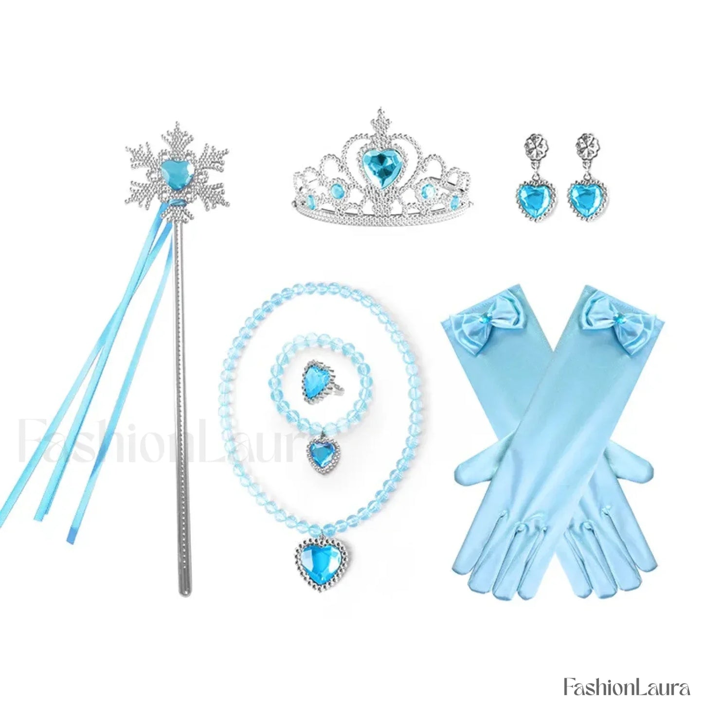 Fancy Princess Halloween Snow Queen Sequin Toddler Christmas Cosplay Party Kid Costume 2 3T(Size 100) / Dress set 1