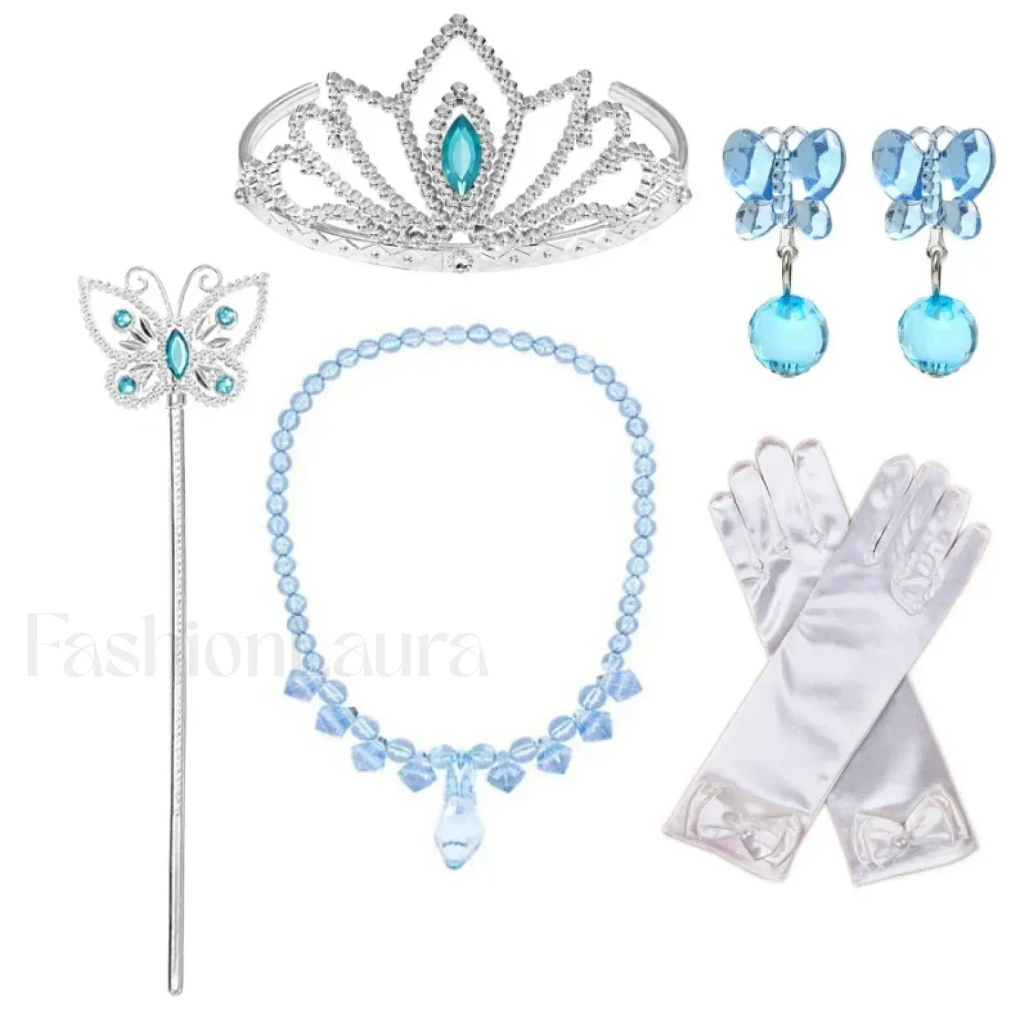 Fancy Princess Halloween Snow Queen Sequin Toddler Christmas Cosplay Party Kid Costume 2 3T(Size 100) / Dress set 2