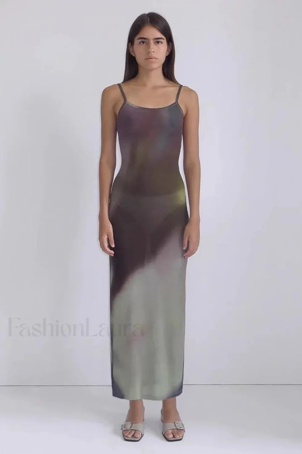 Flandria Digital Stylish Print Flower Dress