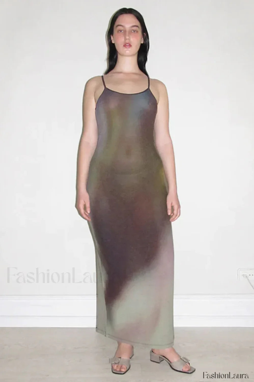 Flandria Digital Stylish Print Flower Dress