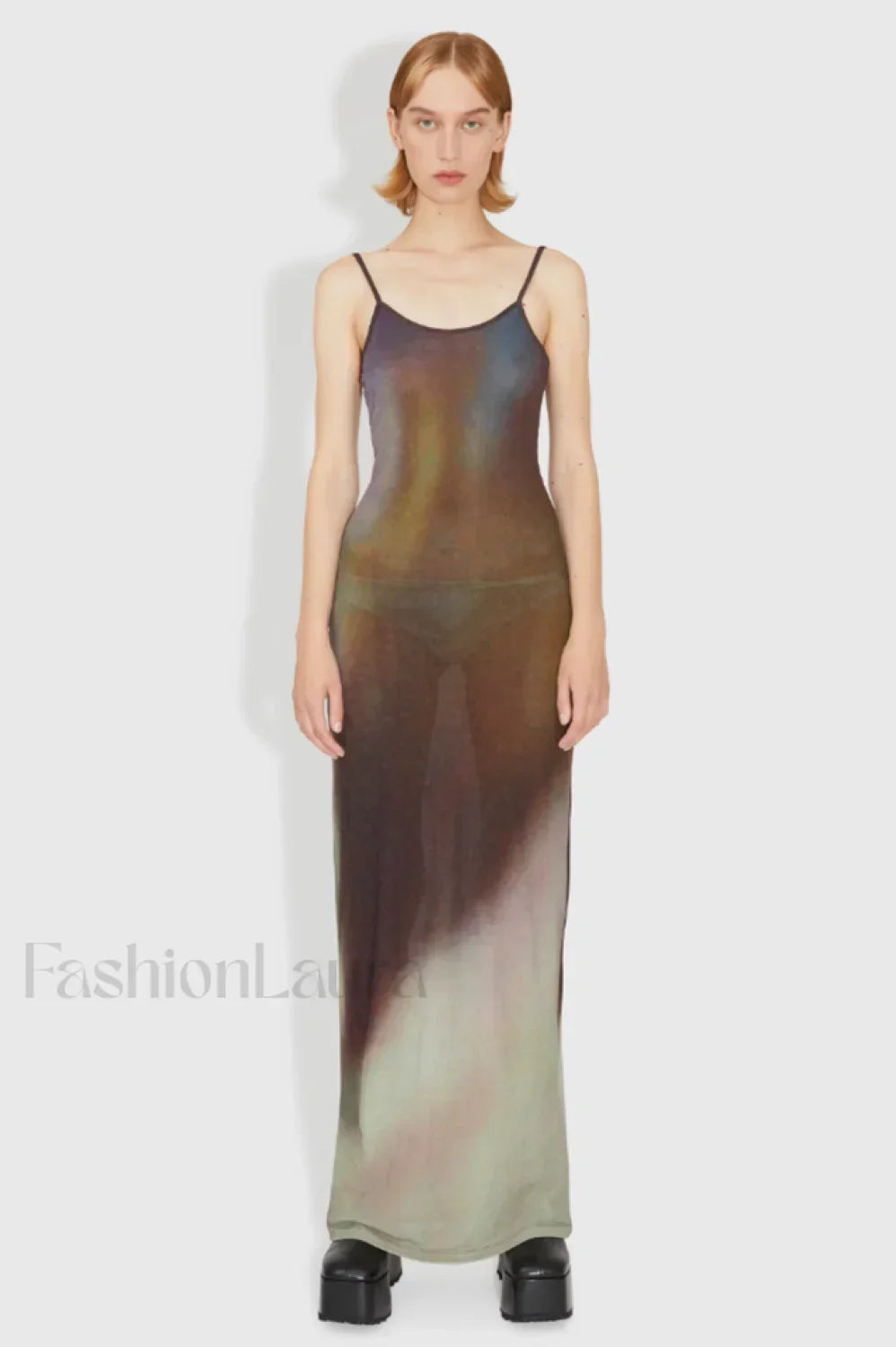 Flandria Digital Stylish Print Flower Dress