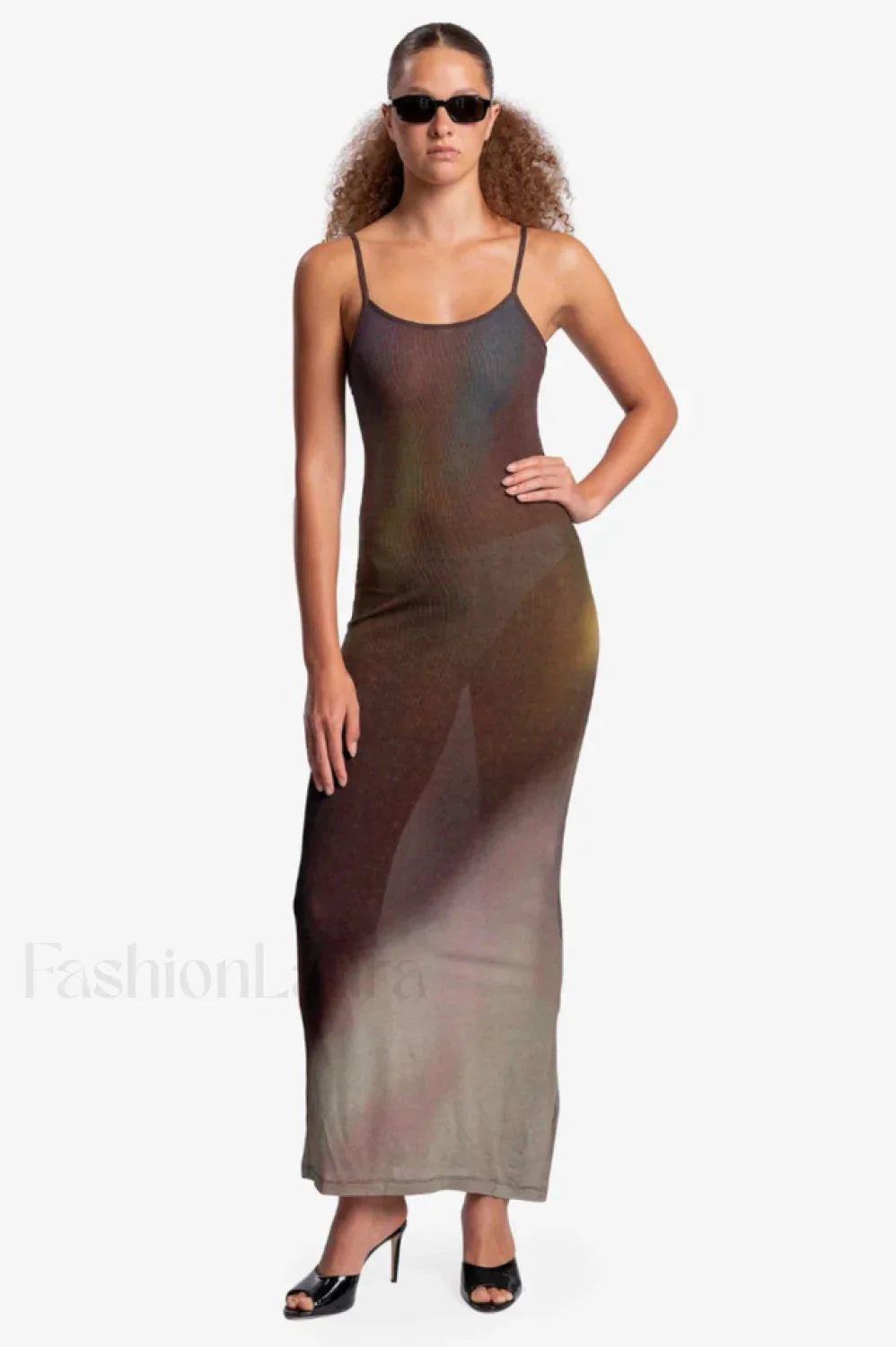 Flandria Digital Stylish Print Flower Dress