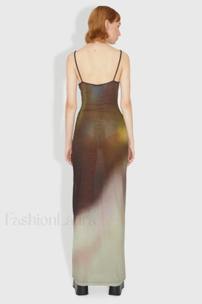 Flandria Digital Stylish Print Flower Dress