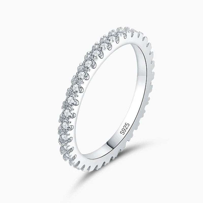 Radiant Glow Ring Silver / 4