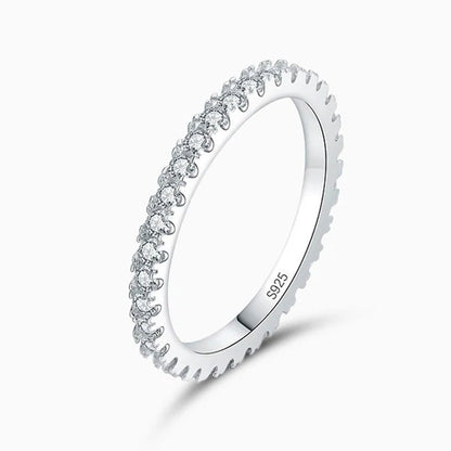 Radiant Glow Ring Silver / 4