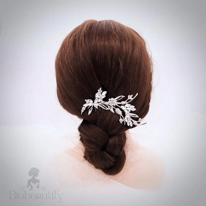 Fleury Rose Gold Wedding Hair Comb