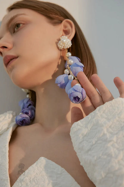 Floral Dangle Earrings