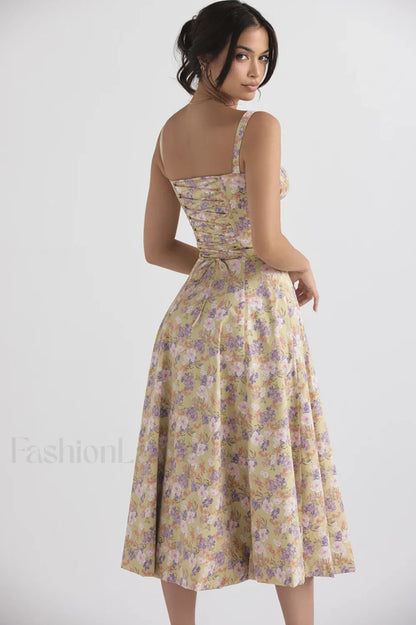 Floral Elegant Print Sundress