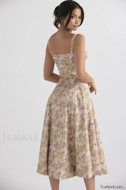 Floral Elegant Print Sundress