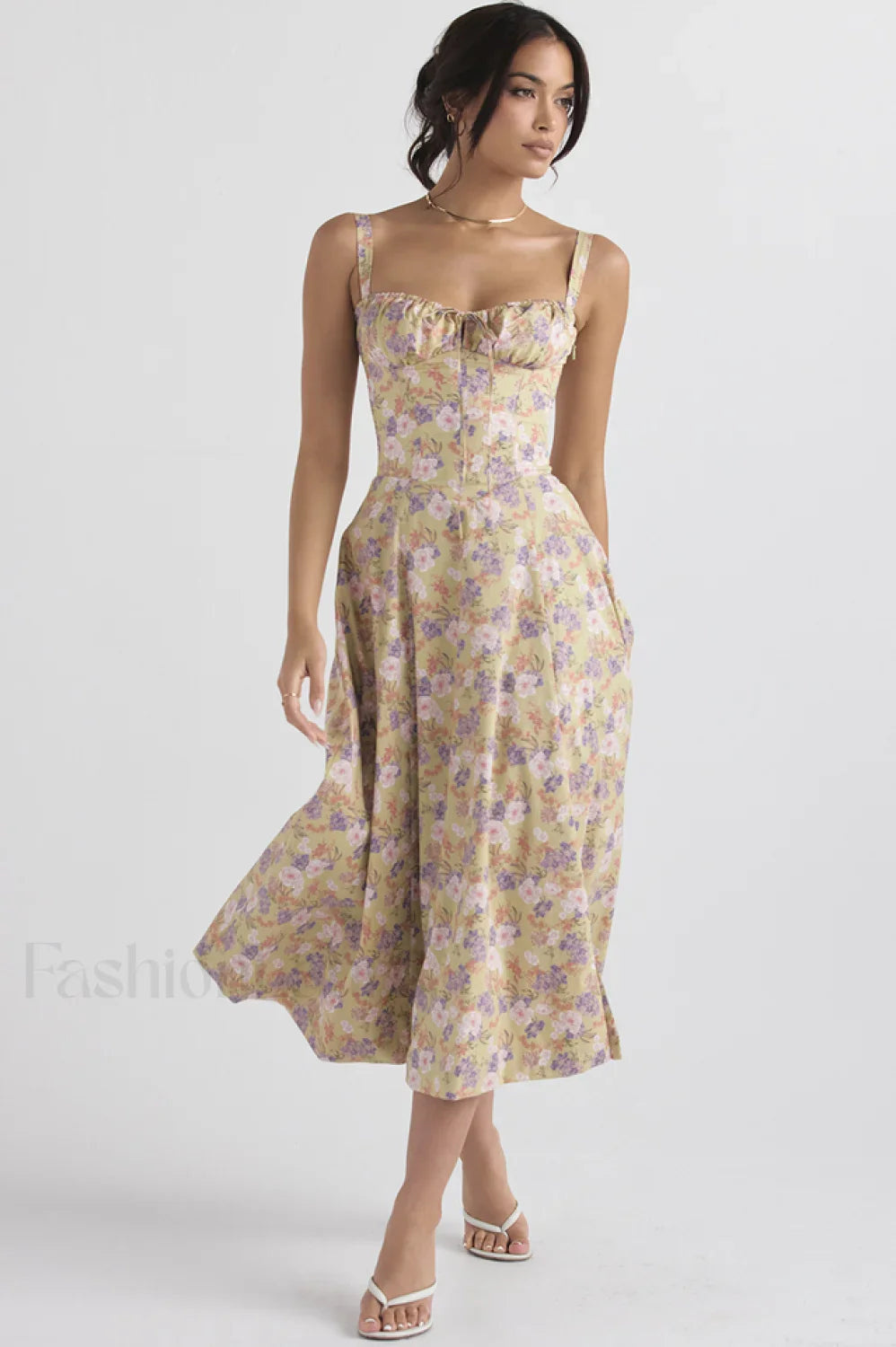 Floral Elegant Print Sundress