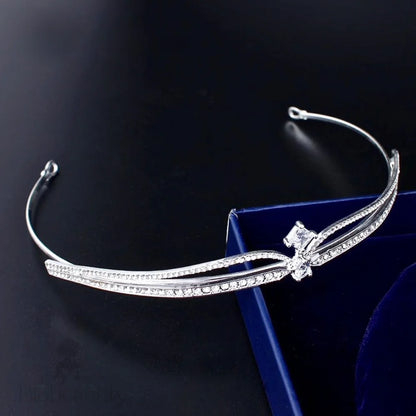 Francine Wedding Tiara With Cubic Zirconia