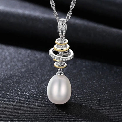 Freshwater Pearl Bridal Necklace In Silver - Latitudes