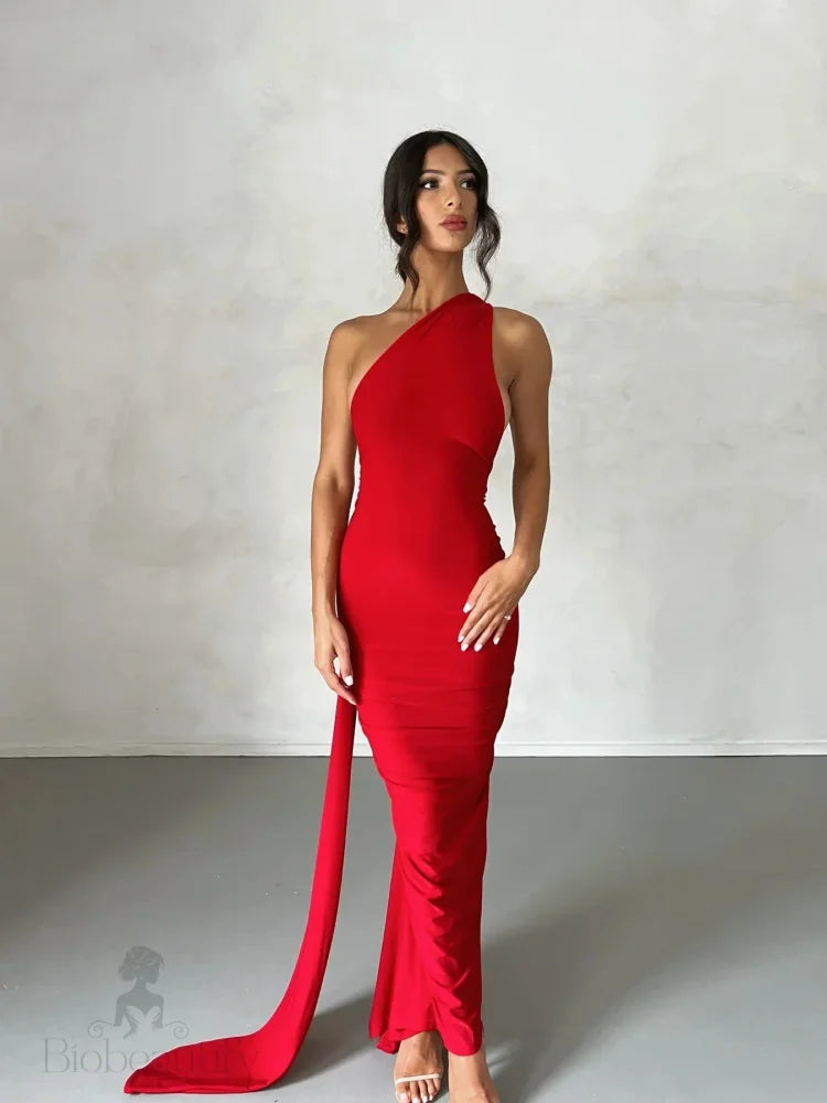 Galadriel Backless Gown Dress S / Red