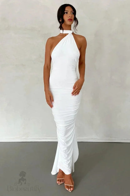 Galadriel Backless Gown Dress S / White