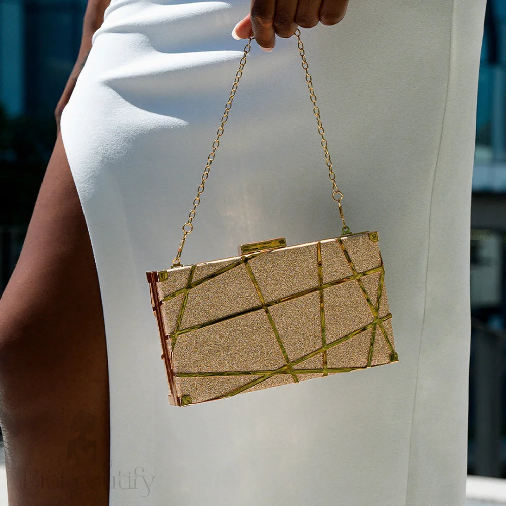 Geometric Pattern Clutch