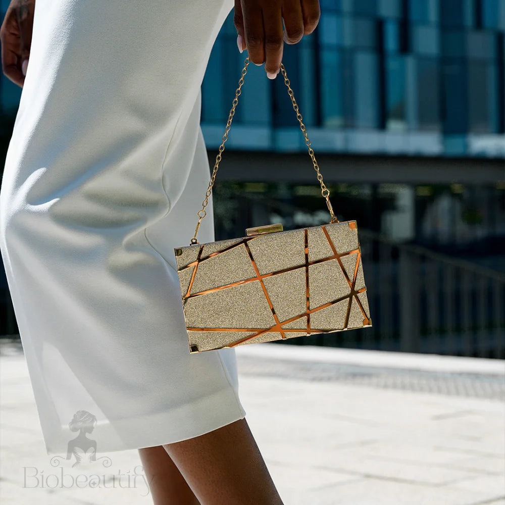 Geometric Pattern Clutch