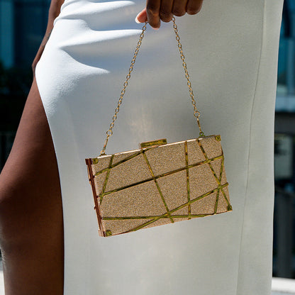 Geometric Pattern Clutch