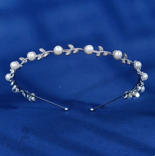 Gigi Pearl Crystal Bridal Headband