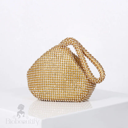 Glittering Triangle Handbag