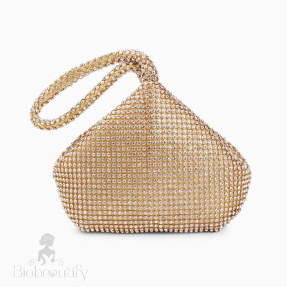 Glittering Triangle Handbag