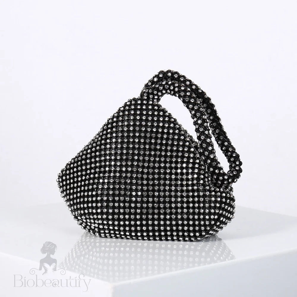 Glittering Triangle Handbag