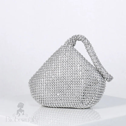 Glittering Triangle Handbag